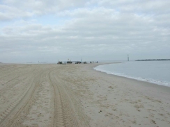 PB030075	Looking north along the beach from Sea Palling.