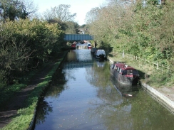 PB040094	Looking down the spur canal from Kingswood Junction. 