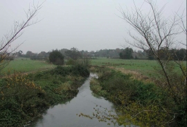 PB240159	The view east long the Hundred River.