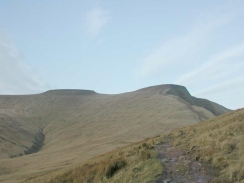 PC280284	Pen y Fan viewed from the path around Cribyn.