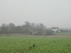 P1130397	Looking over Cooling and the Castle from west of the village.