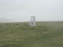 P3090008	The Trig point on Holloway Rocks.