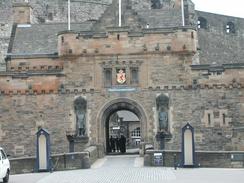 P6080038	The gateway that leads into Edinburgh Castle.