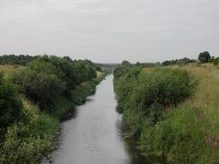 P20027220009	The view south along the cut-off channel from the Hereward Way. 