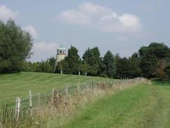 The remains of Sharnbrook Windmill. 