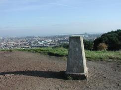 P2002A010022	The trig point on Calton Hill. 