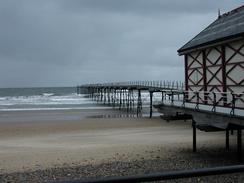 P2002A150017	The pier at Saltburn-by-the-Sea. 