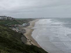 P2002A150025	A distant view of Saltburn-by-the-Sea. 