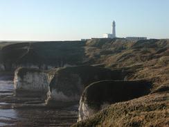 P2002A190006	A distant view of Flamborough Lighthouse. 