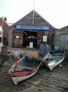 P2002B030054	Boats at an old lifeboat station in Sheringham. 