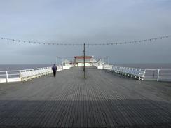 P2002B040017	The view along Cromer pier. 