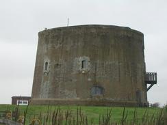 P2002B100012	The Martello Tower at Shingle Street. 