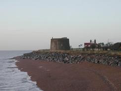 P2002B110001	The Martello Tower to the east of Bawdsey. 