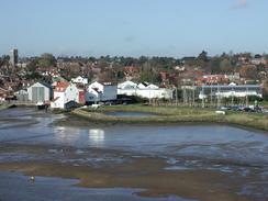 P2002B110023	Woodbridge viewed from the top of Ferry Cliff. 