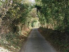 P2002B110049	The road leading southeastwards towards Waldringfield. 