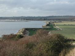 P2002B230056	Looking westwards towards Althorne Creek and Bridgemarsh Island. 