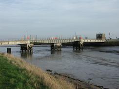 P2002B270015	A view of the bridge leading over to Potton Island. 