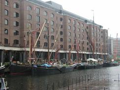 Thames Barges at St Katherines Docks. 