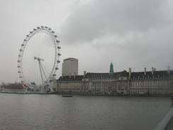 P2002C010052	The London Eye and the old council offices. 