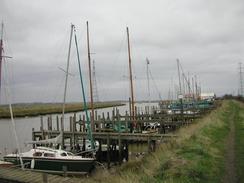 P2002C070084	Boats in Oare Creek. 