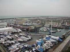 P2002C170010	The view down over Brighton Marina. 