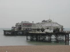 P2002C170026	The decaying West Pier in Brighton. 