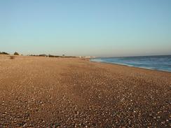 P2002C180014	A view along the beach to the southwest of Bognor Regis. 