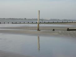 P2002C190053	A view along the beach between East Wittering and East Head. 