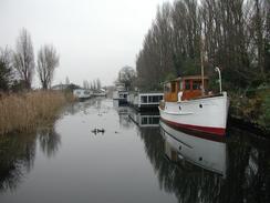 P2002C200013	Boats on the Chichester Canal. 