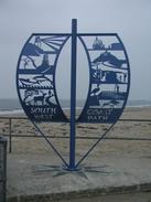 P2002C310092	The sign marking the start of the South West Coast Path. 