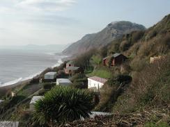 P20031080042	The view down over Branscombe Mouth. 