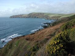 P20031240019	The view westwards towards Pencarrow Head. 