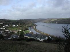 P20031250038	A view down over Golant and the River Fowey. 