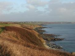 P20031280005	Looking north along the coast back towards Portscatho. 