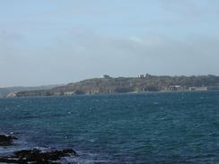 P20031280029	Looking over Carrick Roads towards Pendennis Castle. 