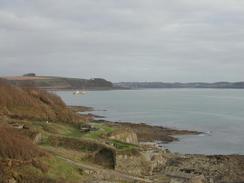 P20031310054	The view along the cliffs from Pendennis Point. 