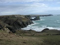 P20032030067	The view eastwards over Kynance Cove. 