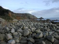 P20032050025	The beach at St Loy's Cove. 