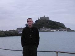 P20032050063	Myself standing in front of St Michael's Mount. 