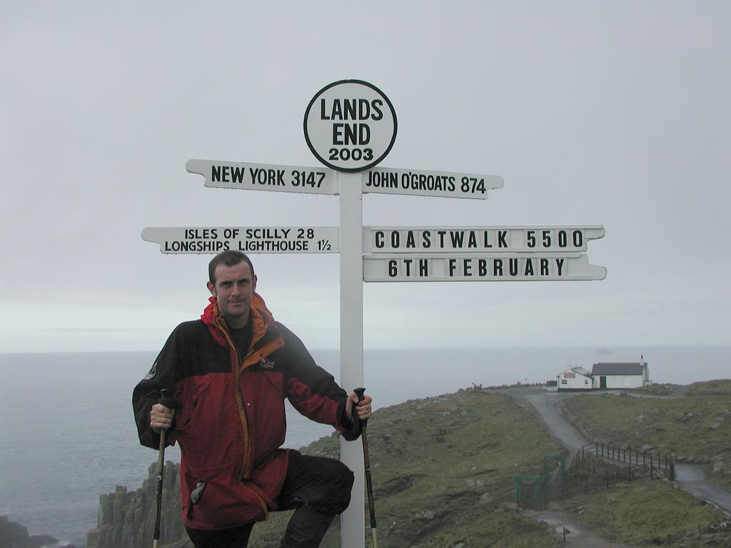 Myself at Land's End. 