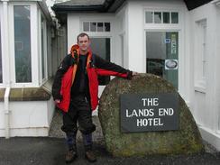 P20032060049	Myself outside the Land's End Hotel. 