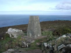 P20032070035	The trig point on Trevega Cliff. 