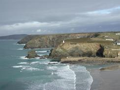 P20032080006	The view over Portreath Beach. 