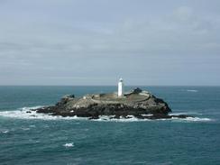 P20032080084	Godrevy Island and lighthouse. 