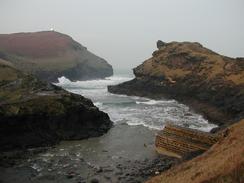 P20032140070	The entrance to Boscastle Harbour. 