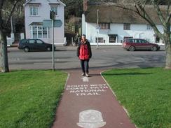 P20032220006	Myself at the end of the South West Coast Path in Minehead. 