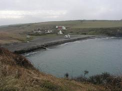 P20033210326	The view down over Abereiddy.