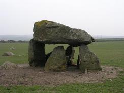 P20033210346	The Carreg Sampson burial chamber, above Abercastle. 