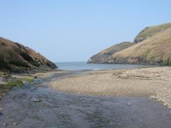 P20033230466	The beach at Ceibwr.