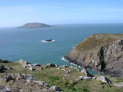 P20034020920	The view over to Bardsey Island.